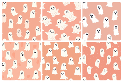 Minimal Ghost Seamless Pattern and Digital Paper Product Image 3