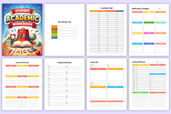 Student Academic Workbook | Study Planner, Homework Tracker Product Image 3