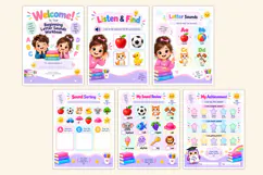 Beginning Letter Sounds Workbook Kdp interiors Product Image 3