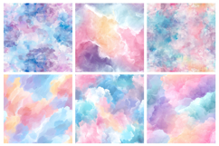 Pastel Watercolor Texture Seamless Pattern and Digital Paper Product Image 3