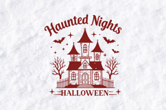 Haunted Nights SVG - Halloween Haunted Mansion Cut File Product Image 3