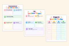 ADHD Emotional Regulation Workbook Kdp interiors Product Image 3