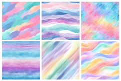 Pastel Watercolor Texture Seamless Pattern and Digital Paper Product Image 3