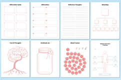 Editable 2026 Vision Board Planner For Canva KDP Interior Product Image 3