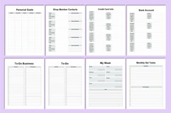 Girl Boss Planner For Canva Interior Product Image 3