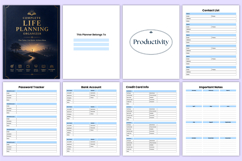 Complete Life Planning Organizer | Life Goal, Budget, Health Product Image 3