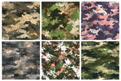 Camouflage Grunge Texture Seamless Pattern and Digital paper Product Image 3