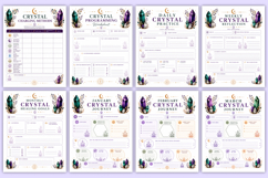2027 Crystal Healing Workbook | Crystal Journal &amp; Energy Product Image 3