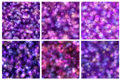 Purple Bokeh Effect Seamless Pattern and Digital Paper Product Image 3