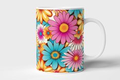 Groovy Flowers Seamless Patterns Background Product Image 3