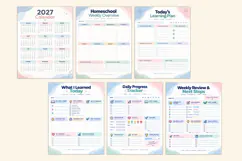 Homeschool Daily Schedule Planner Kdp interiors Product Image 3