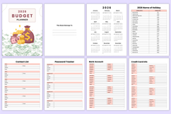 Ultimate 2026 Budget Sheets Bundle Canva Template Product Image 3