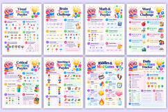 Brain Fitness Puzzle Book | Logic, Memory, Focus & Problem Product Image 3