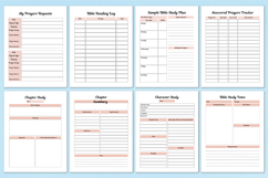 2026 Prayer &amp; Bible Journal Canva templates Product Image 3