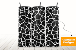 Black and White Crackle Seamless Pattern Product Image 3