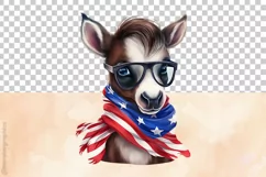 Cartoon Foal | Patriotic Clipart | 4th of July Product Image 3