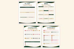 2027 Vision & Goal Planning Worksheets Kdp interiors Product Image 3