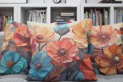 Colorful Flowers Digital Paper Product Image 3