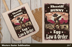 Easter Western Sublimation, Humor Easter PNG Product Image 1
