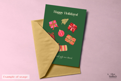 Christmas Cards. Festive Season Greeting Printable Cards Product Image 3