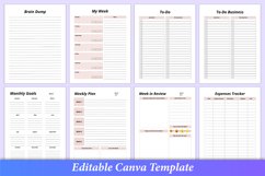 2024 Girl Boss Planner for Canva Template Product Image 3