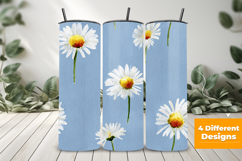 Watercolor Daisy Flower Seamless Pattern and Digital Paper Product Image 3