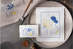 Mediterranean Amalfi Summer Art Style Outline Contour Icon Product Image 3