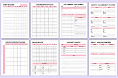 2027 Weight Loss & Healthy Lifestyle Planner | Fitness, Meal Product Image 3