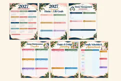 2027 Home & Life Organization Planner Kdp interiors Product Image 3