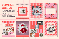 Joyful Xmas Set of 20 Instagram Post Templates for Canva Product Image 3