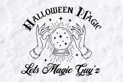 Halloween Magic SVG - Crystal Ball Fortune Teller Cut File Product Image 1