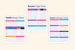 2027 Homeschool Resource Planner Kdp interiors Product Image 3