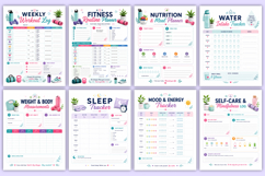 2027 Wellness &amp; Fitness Workbook | Healthy Lifestyle Planner Product Image 3