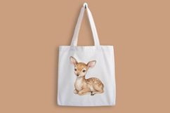 Watercolor Animal Baby Clipart | Watercolor Animal PNG Product Image 3