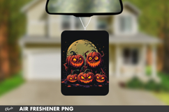 Monster Pumpkin Air Freshener Sublimation PNG Product Image 1