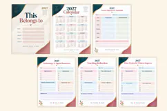 2027 Daily Lesson Plan Planner Product Image 3