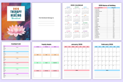 2026 Therapy &amp; Healing Workbook Canva Templates Product Image 3