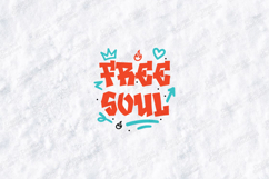 Free Soul Graffiti Quote Graphic Design for Shirts Product Image 3