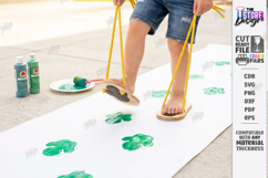 Footprint Shoes Laser Cut Bundle | Childrens Feet Stilts SVG Product Image 6