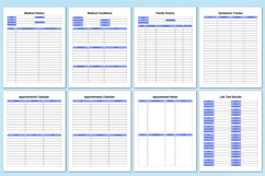 2026 Medical Planner For Canva Interior Product Image 3