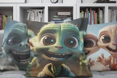 3D Alien Digital Paper Product Image 3