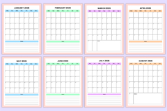 2026 Teacher Lesson Organizer Canva Kdp Templates Product Image 3