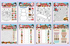 Christmas Activity Workbook | Coloring, Puzzles, Tracing Product Image 3