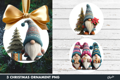 Cute Gnome Ornament Sublimation PNG Product Image 1