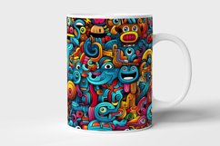 3D Doodle Art Seamless Pattern Design Product Image 3