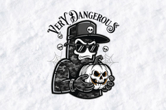 Very Dangerous SVG - Urban Streetwear Ghost Halloween PNG Product Image 3