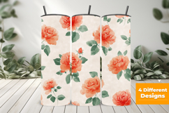 Watercolor Minimal Rose Seamless Pattern and Digital paper Product Image 3