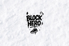 Block Hero SVG PNG JPG Street Graffiti Sneaker Design Product Image 3
