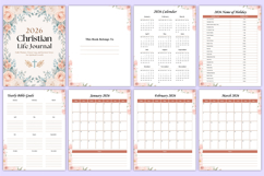 2026 Christian Life Journal Canva Template Product Image 3