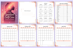 2026 Spiritual Self-Care Journal for Women canva Templates Product Image 2